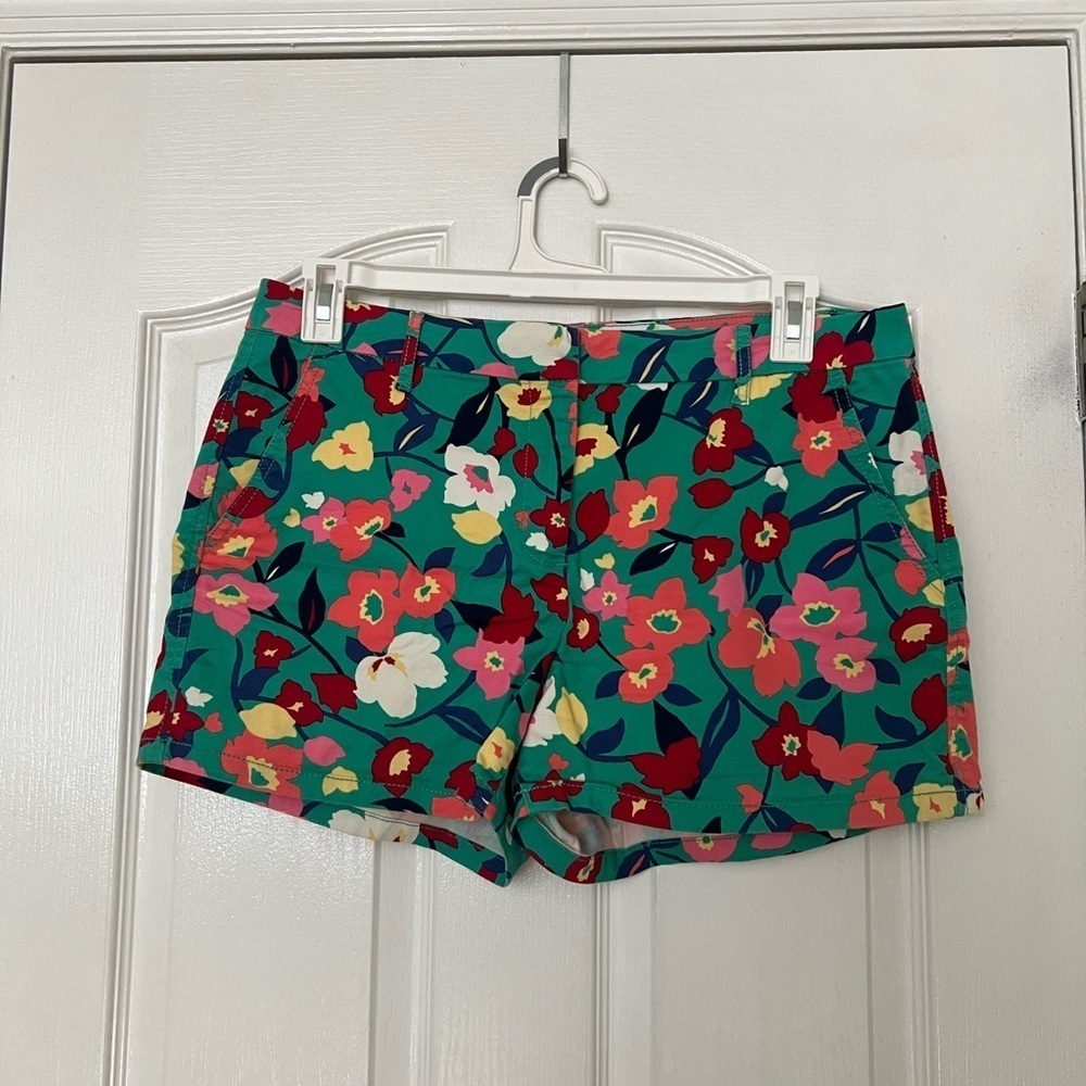 Elle Floral Women’s Size 8 Cotton Spandex Shorts